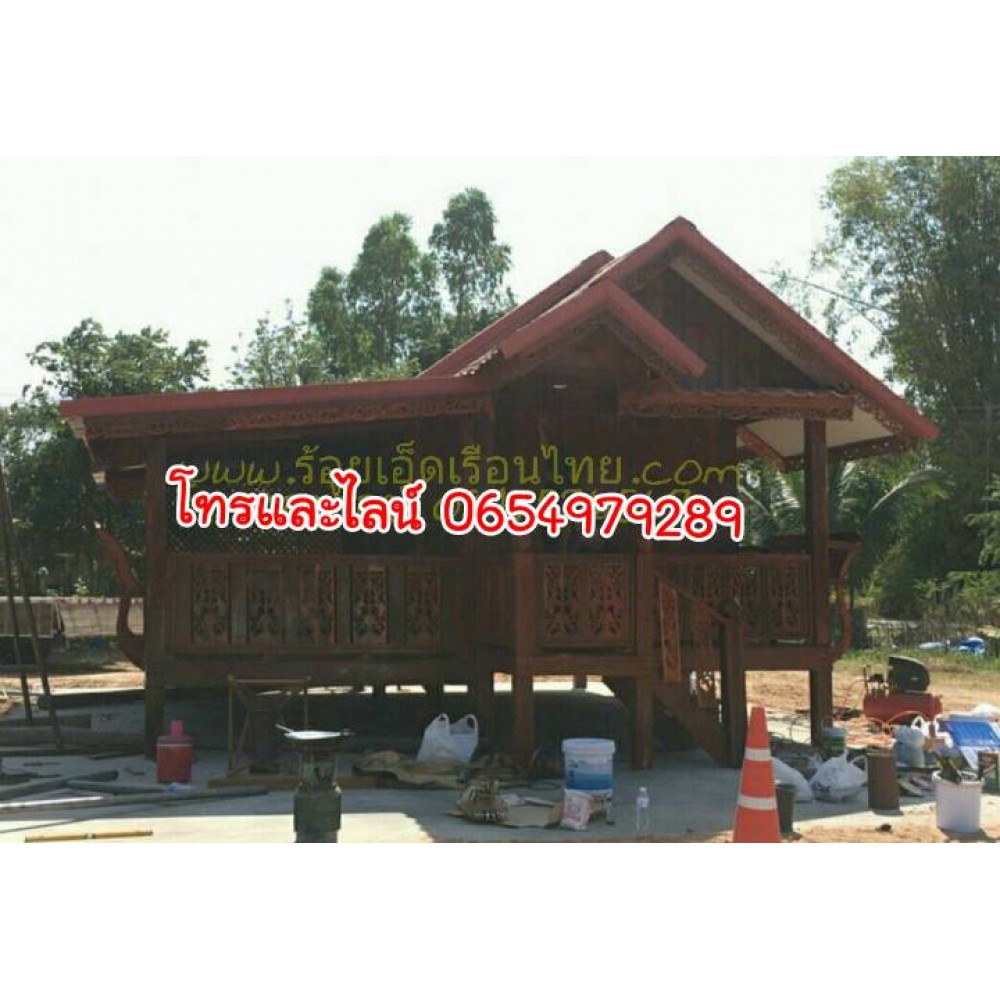 บ้านระเบียงข้างแบบที่23 ขนาดบ้าน 3×6.5 บ้านระเบียงข้างแบบที่23 ขนาดบ้าน 3×6.5